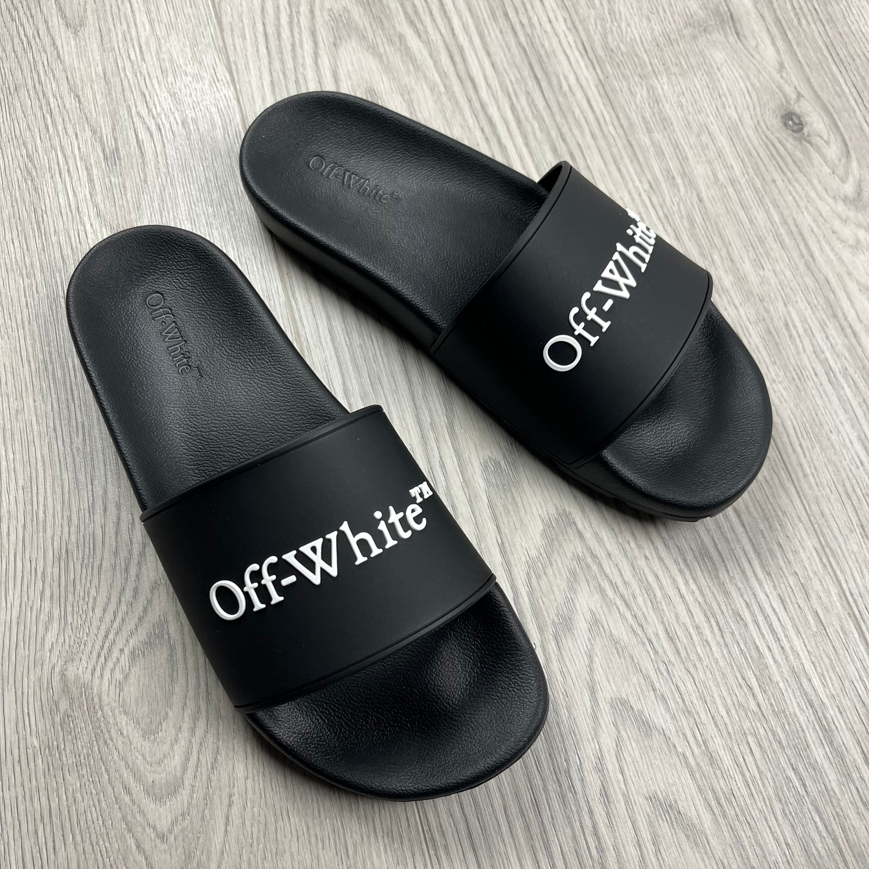 Off-White 'Bookish' Slides - Black
