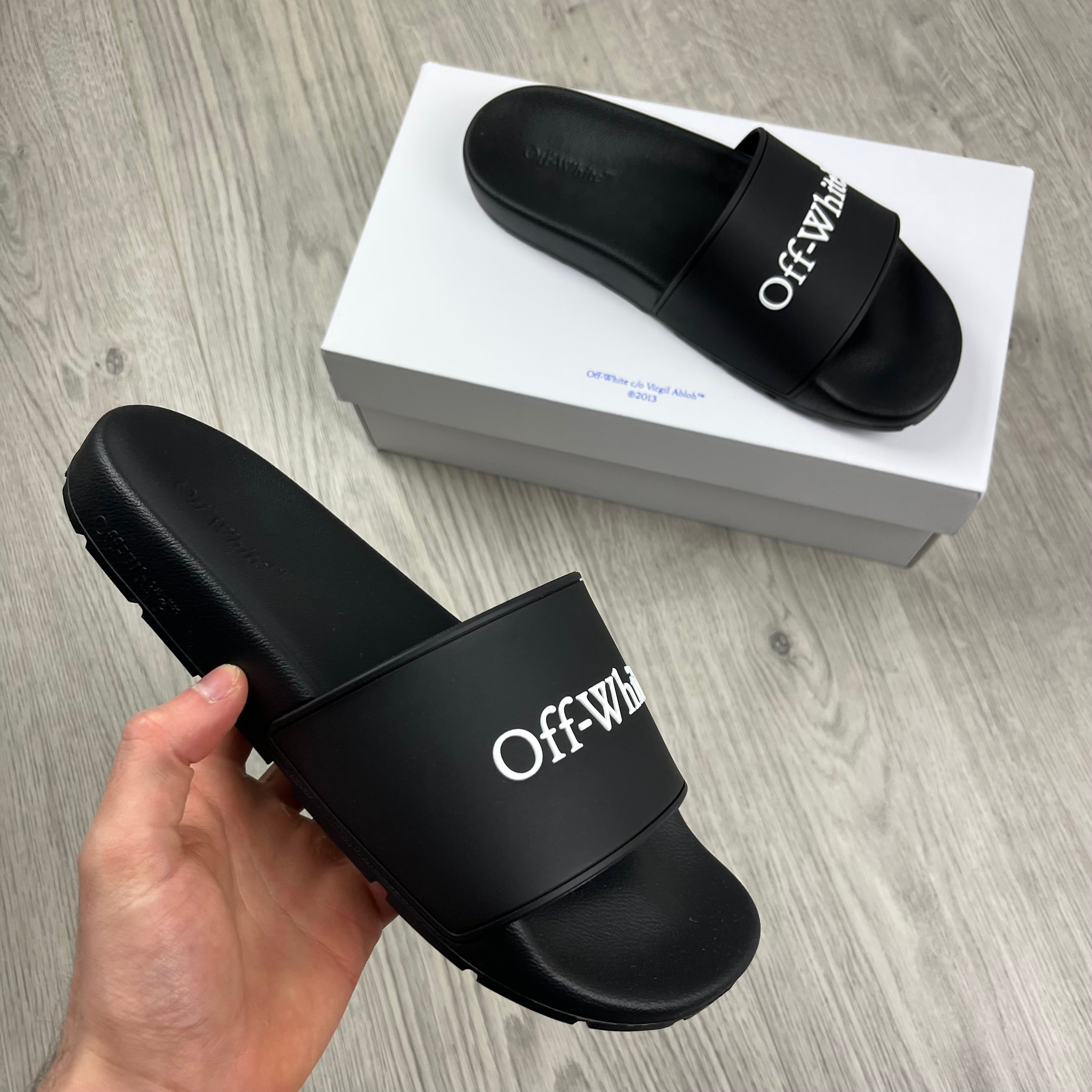 Off-White 'Bookish' Slides - Black