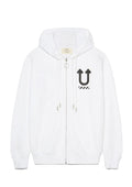 OFF WHITE X UNDERCOVER SKELETON ZIP UP HOODIE REVERSIBLE WHITE