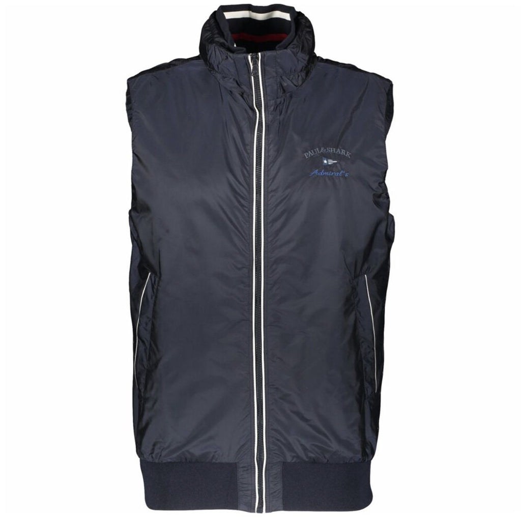Paul & Shark Navy Nylon Logo Bodywarmer