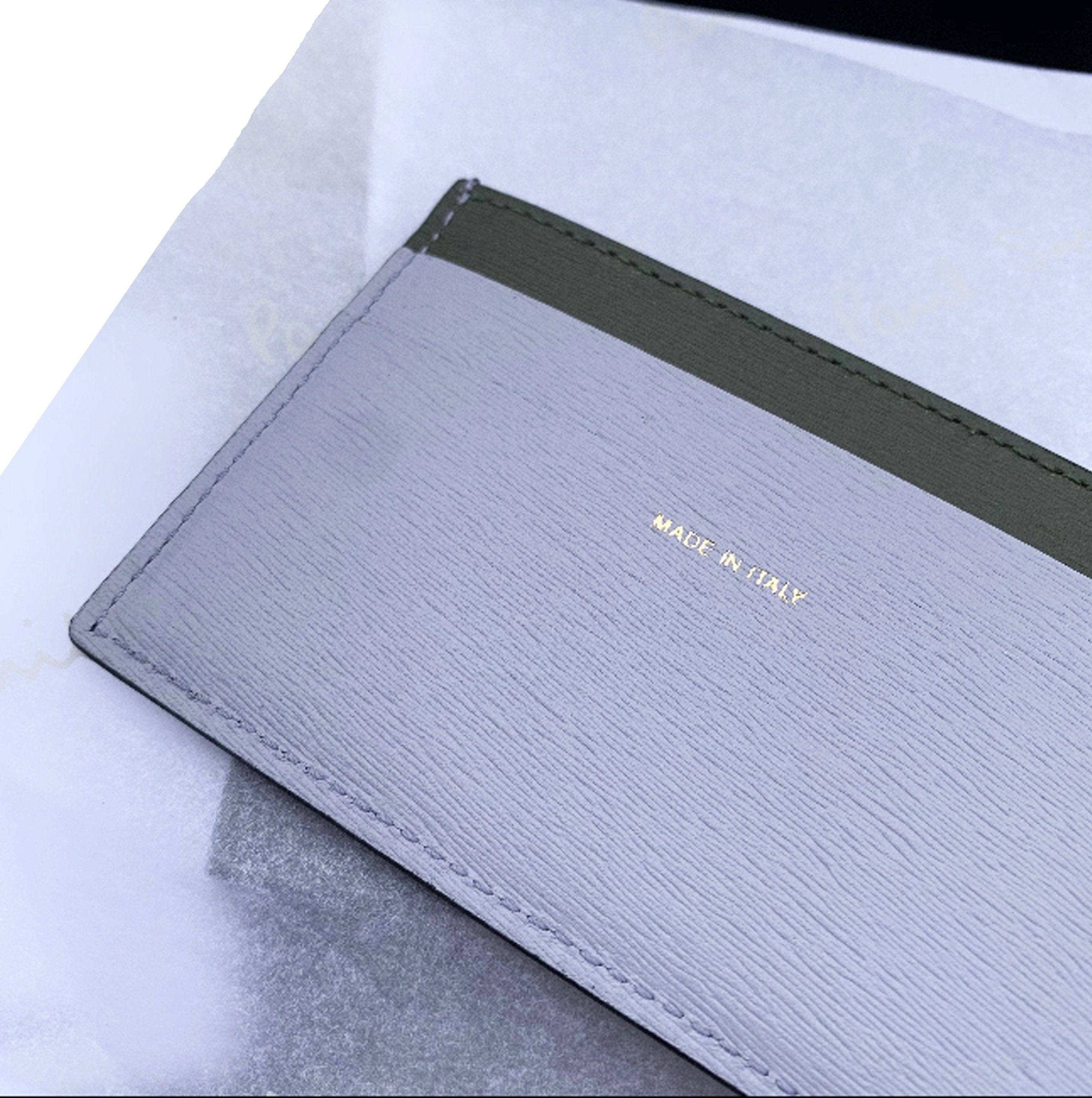 Paul Smith Black Grey Leather Cardholder