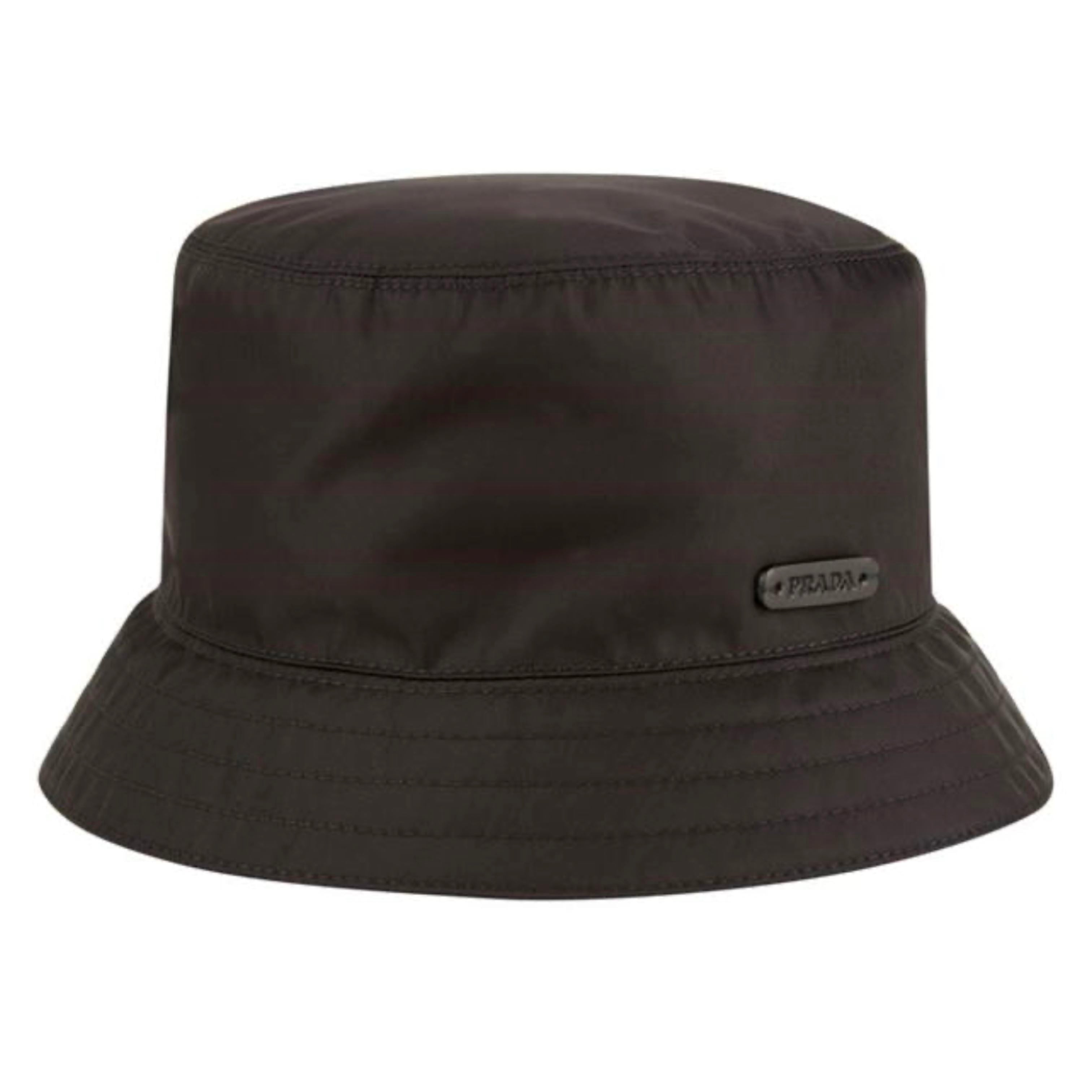 Prada Black Nylon Bucket Hat