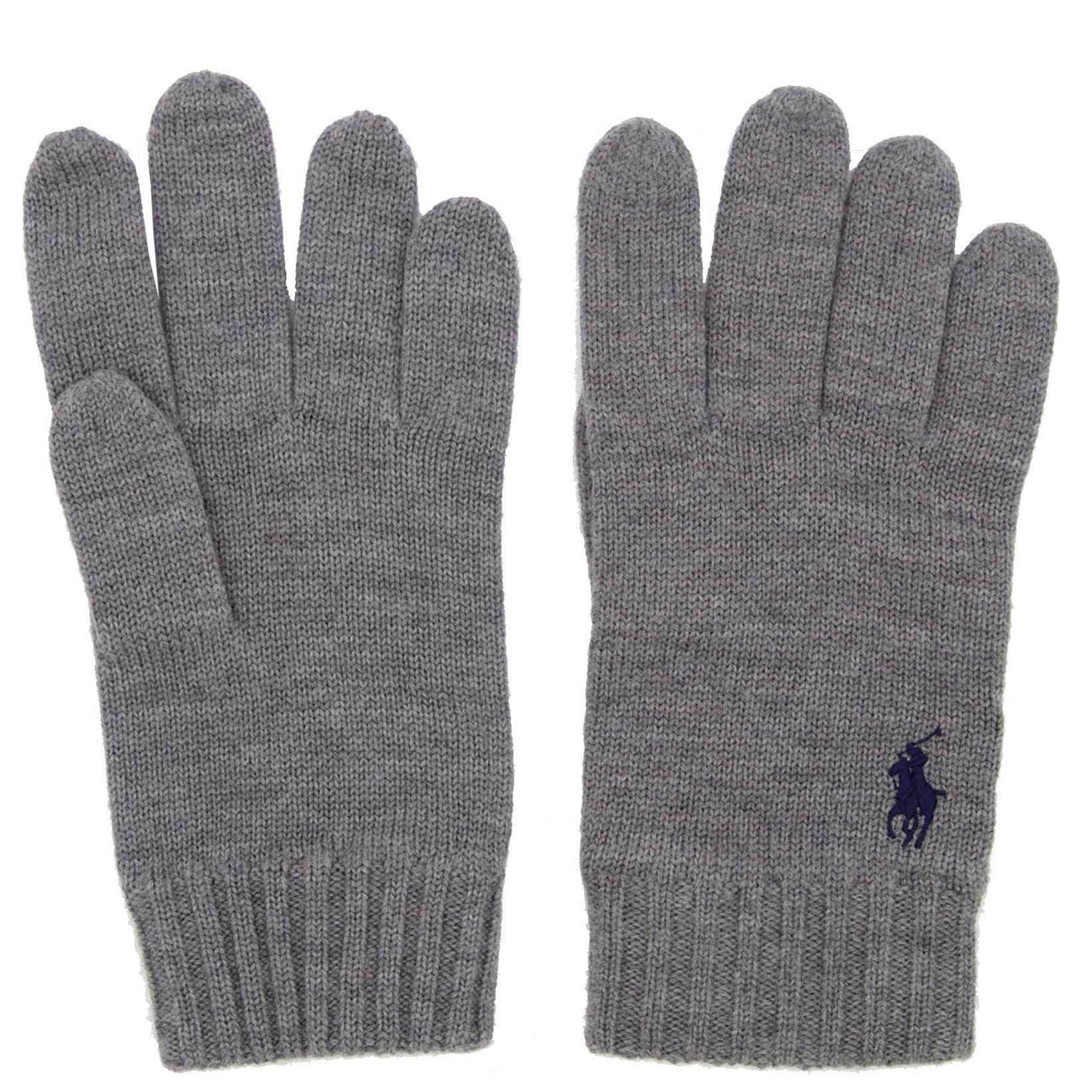 Ralph Lauren Grey Wool Gloves