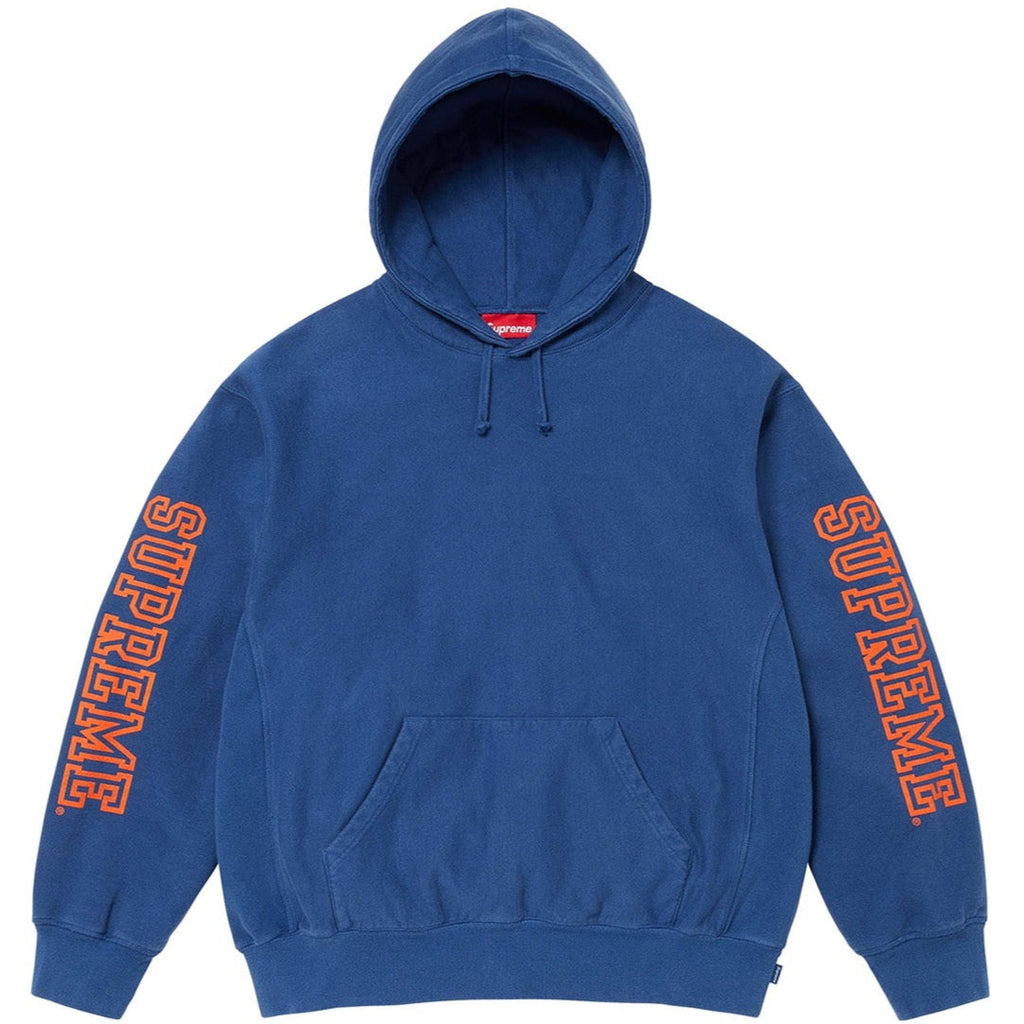 Supreme Blue Logo Hoodie