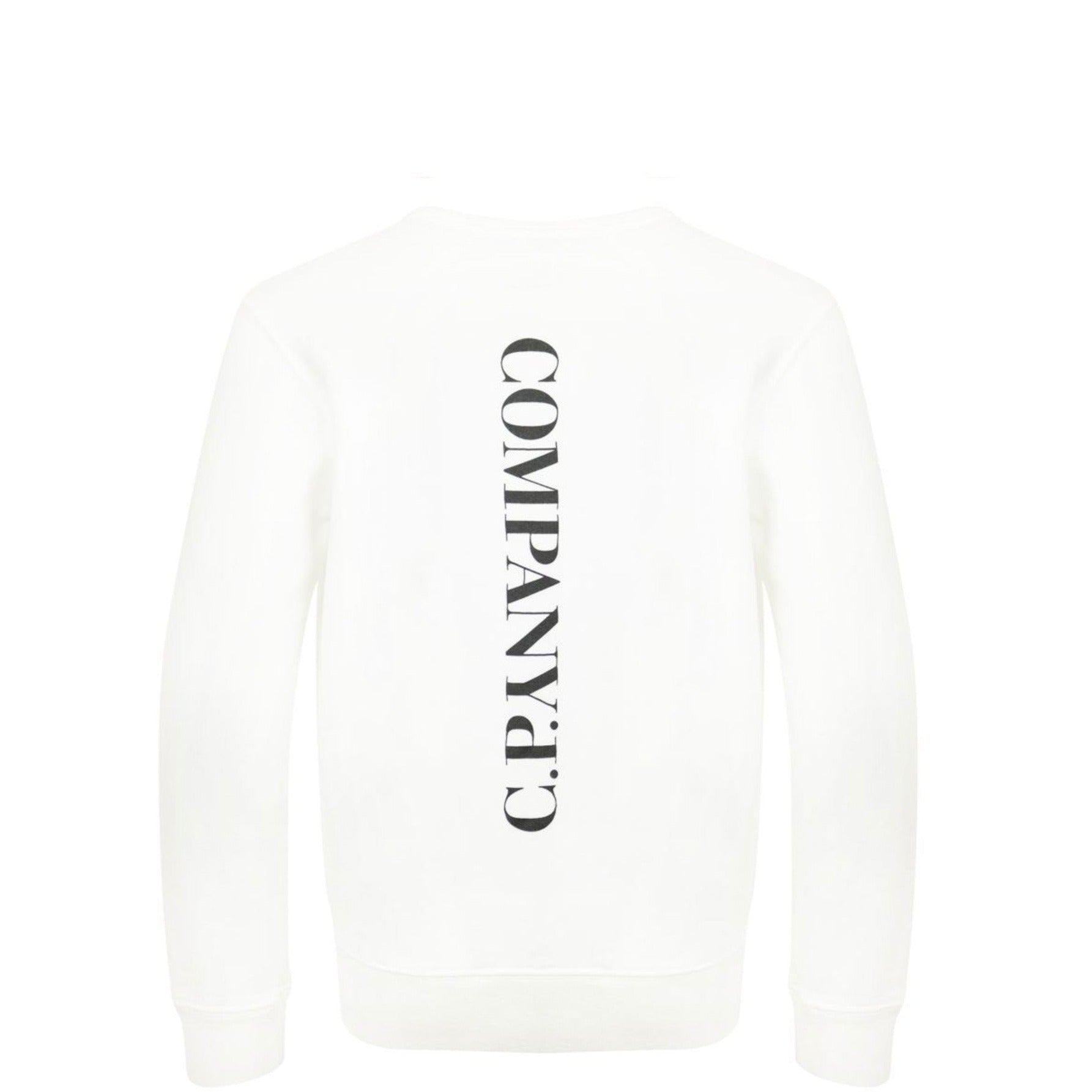 Kids CP Company White Logo Sweatshirt