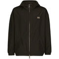 Dolce & Gabbana Black Plaque Windbreaker