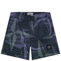 Stone Island Junior Compass Print Swimshorts