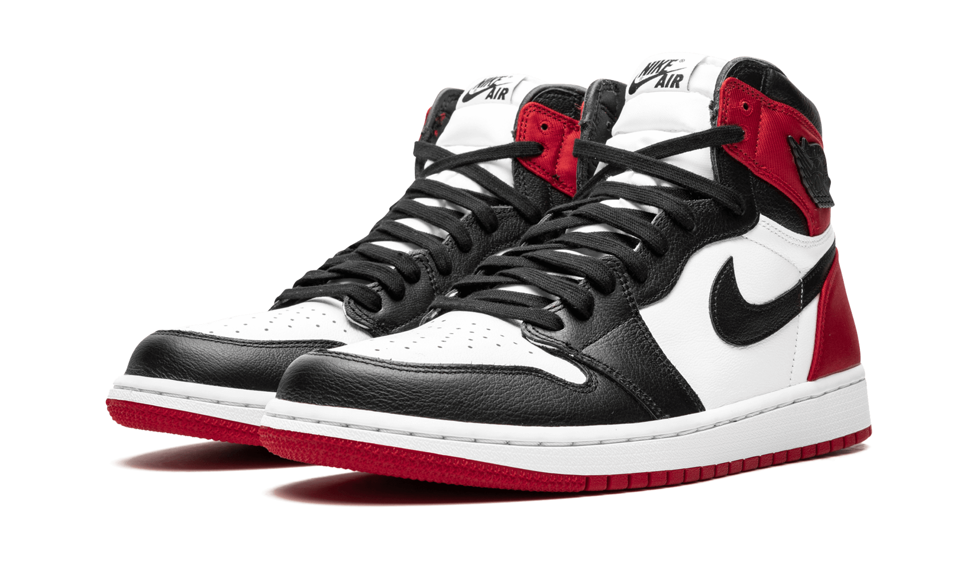 JORDAN 1 HIGH SATIN BLACK TOE