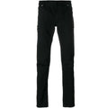 Balmain Slim Fit Ripped Black Jeans