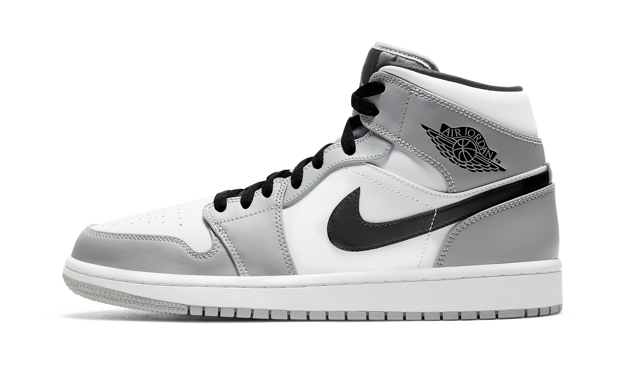 JORDAN 1 MID LIGHT SMOKE GREY GS