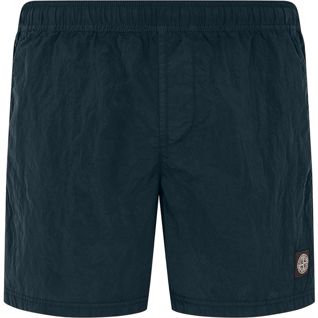 Stone Island Avia Blue Nylon Metal Swimshorts