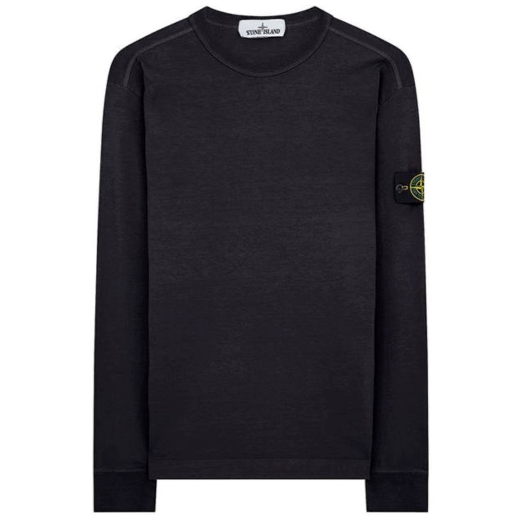 Stone Island Navy Crewneck Sweatshirt