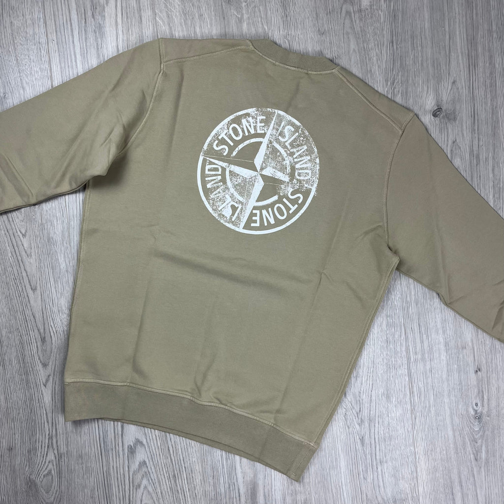 Stone Island Reflective Sweatshirt - Desert