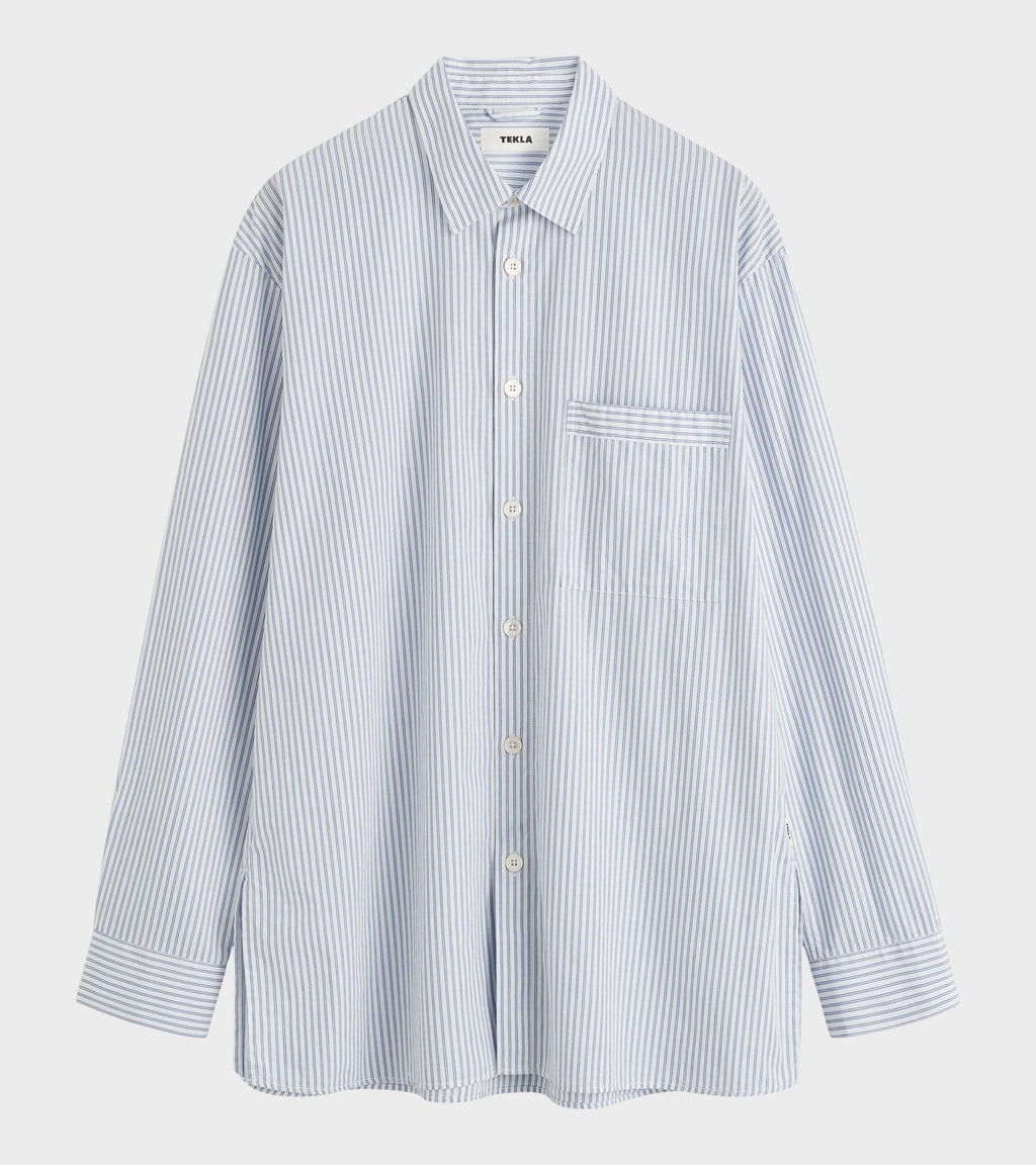 Pyjamas Relaxed Long Shirt Orchid Stripes