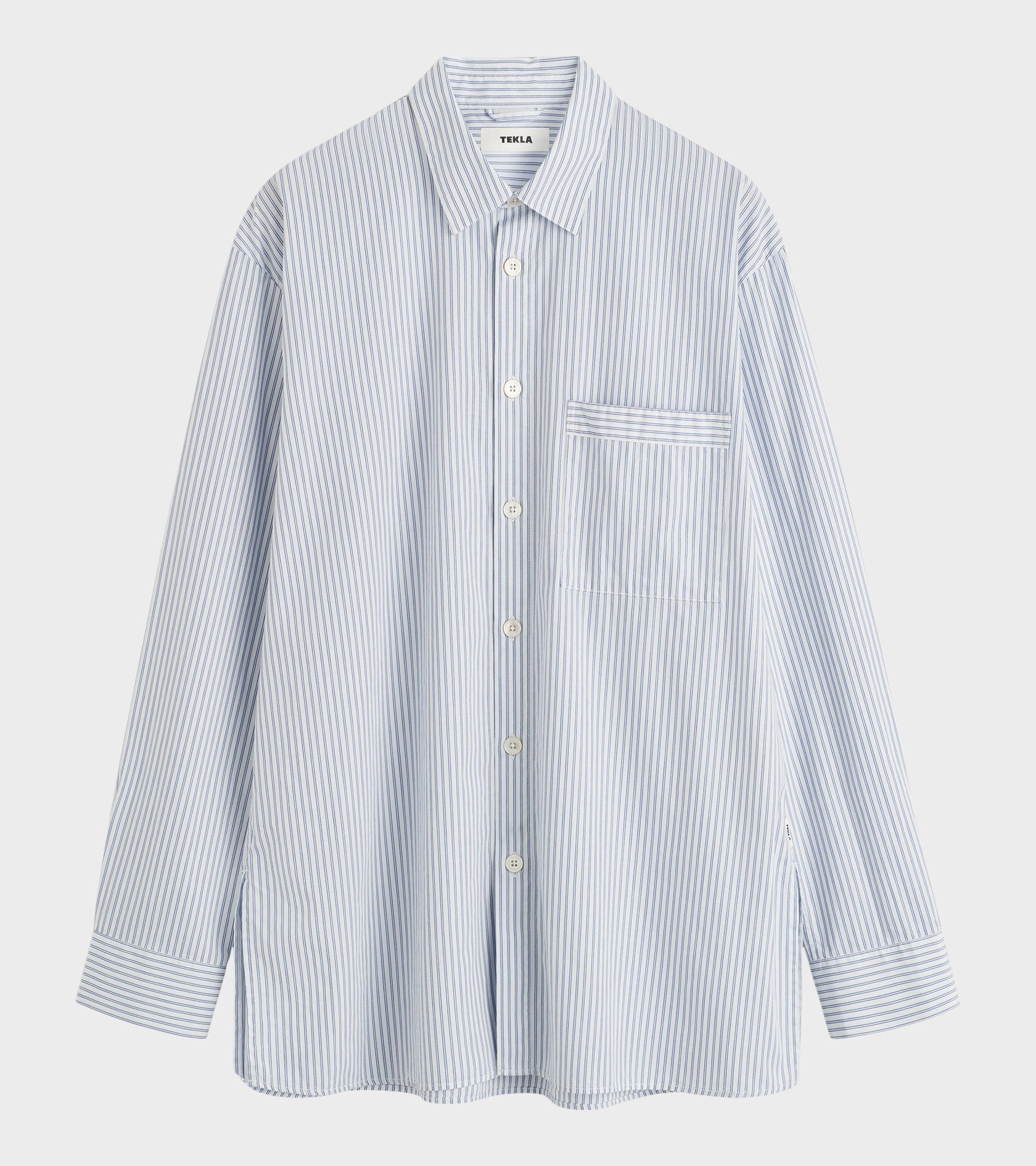 Pyjamas Relaxed Long Shirt Orchid Stripes