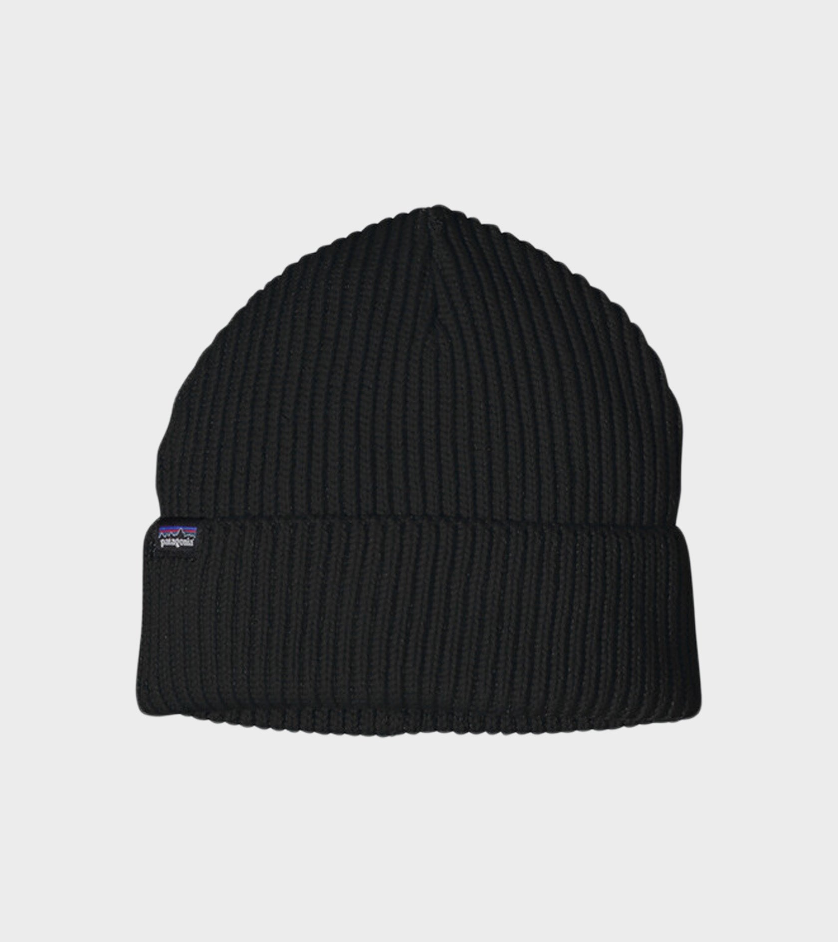 Fishermans Rolled Beanie Black
