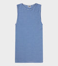 101 Tank Top Cobalt Blue/Ecru