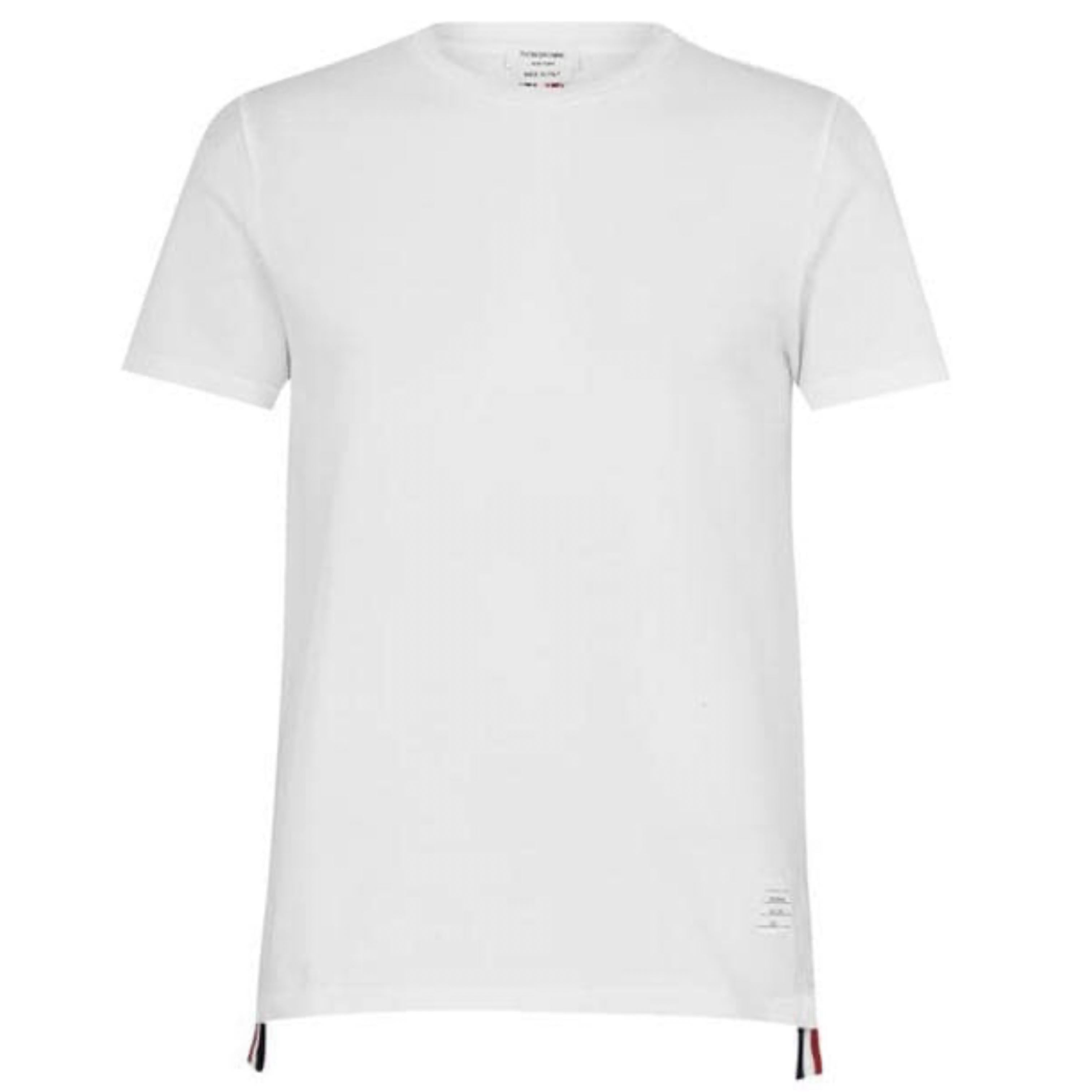 Thom Browne White Relaxed Fit T-Shirt