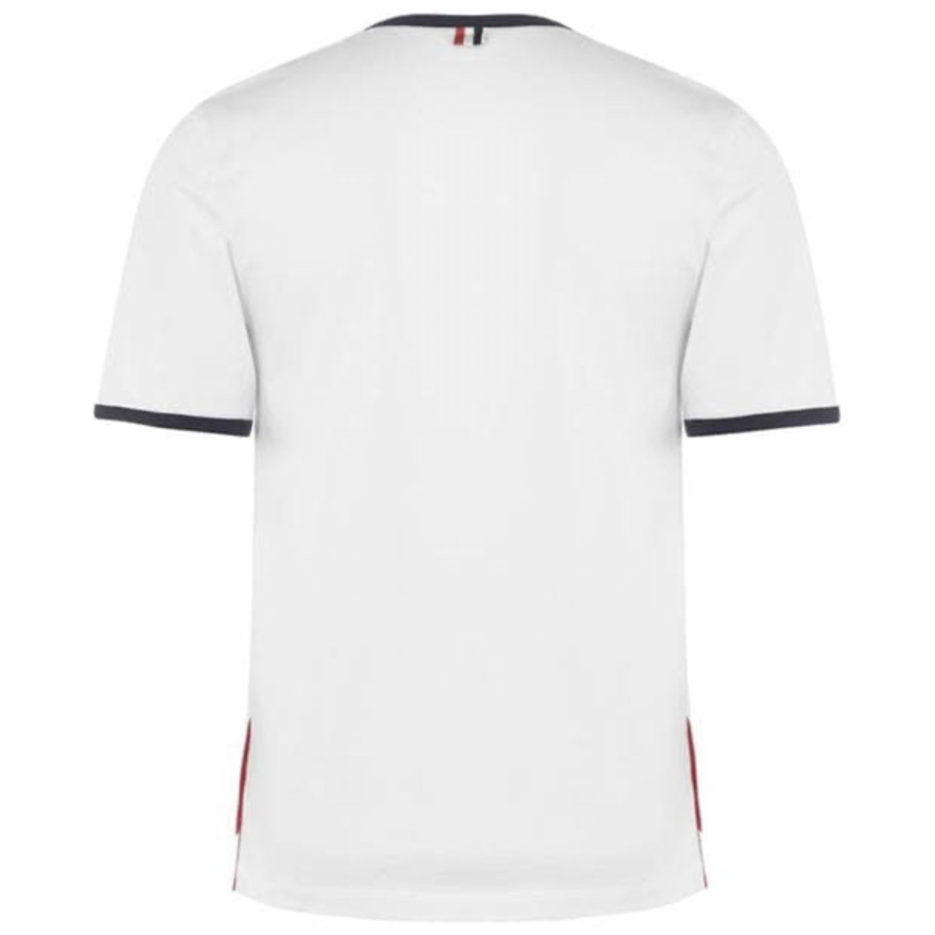 Thom Browne White Ringer T-shirt
