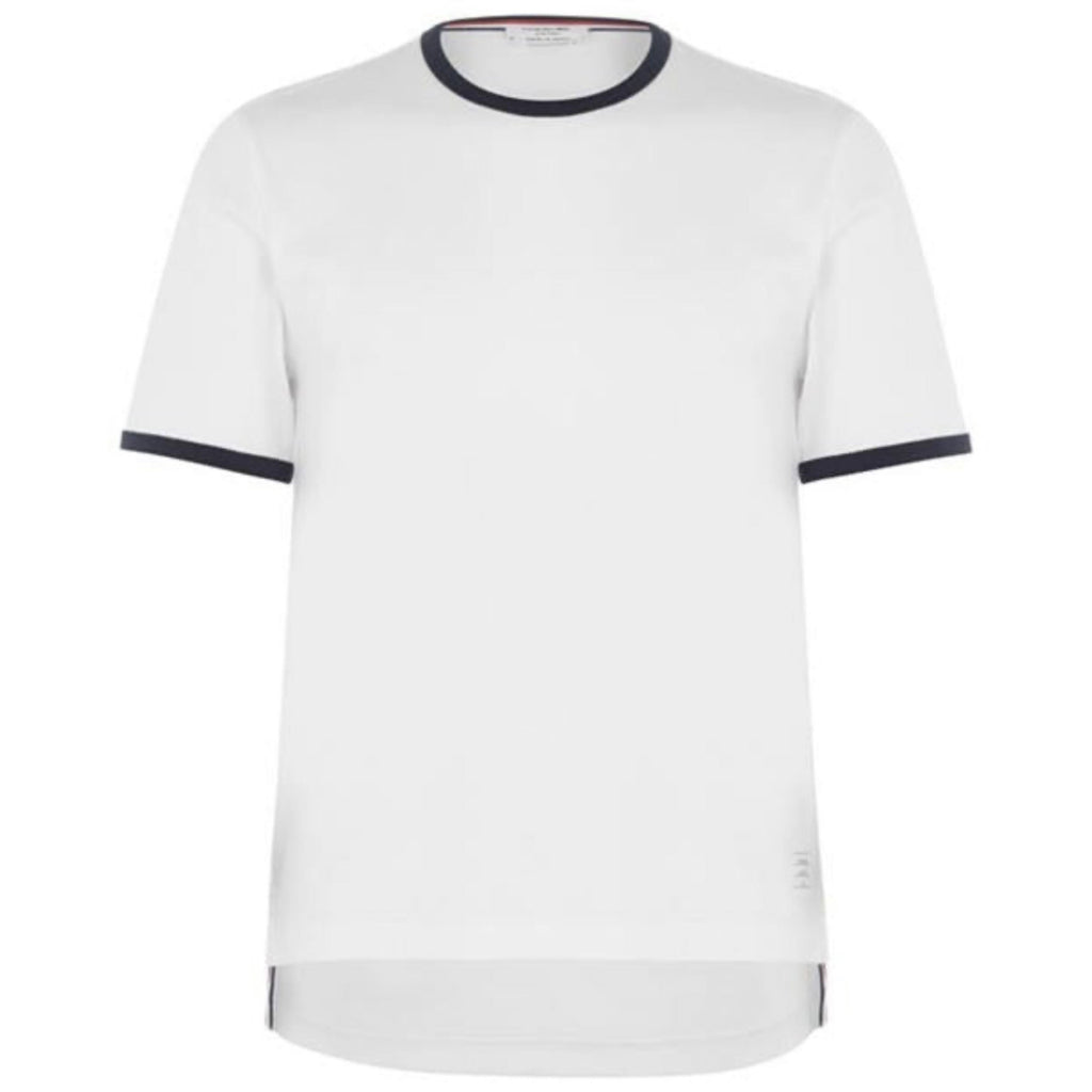 Thom Browne White Ringer T-shirt