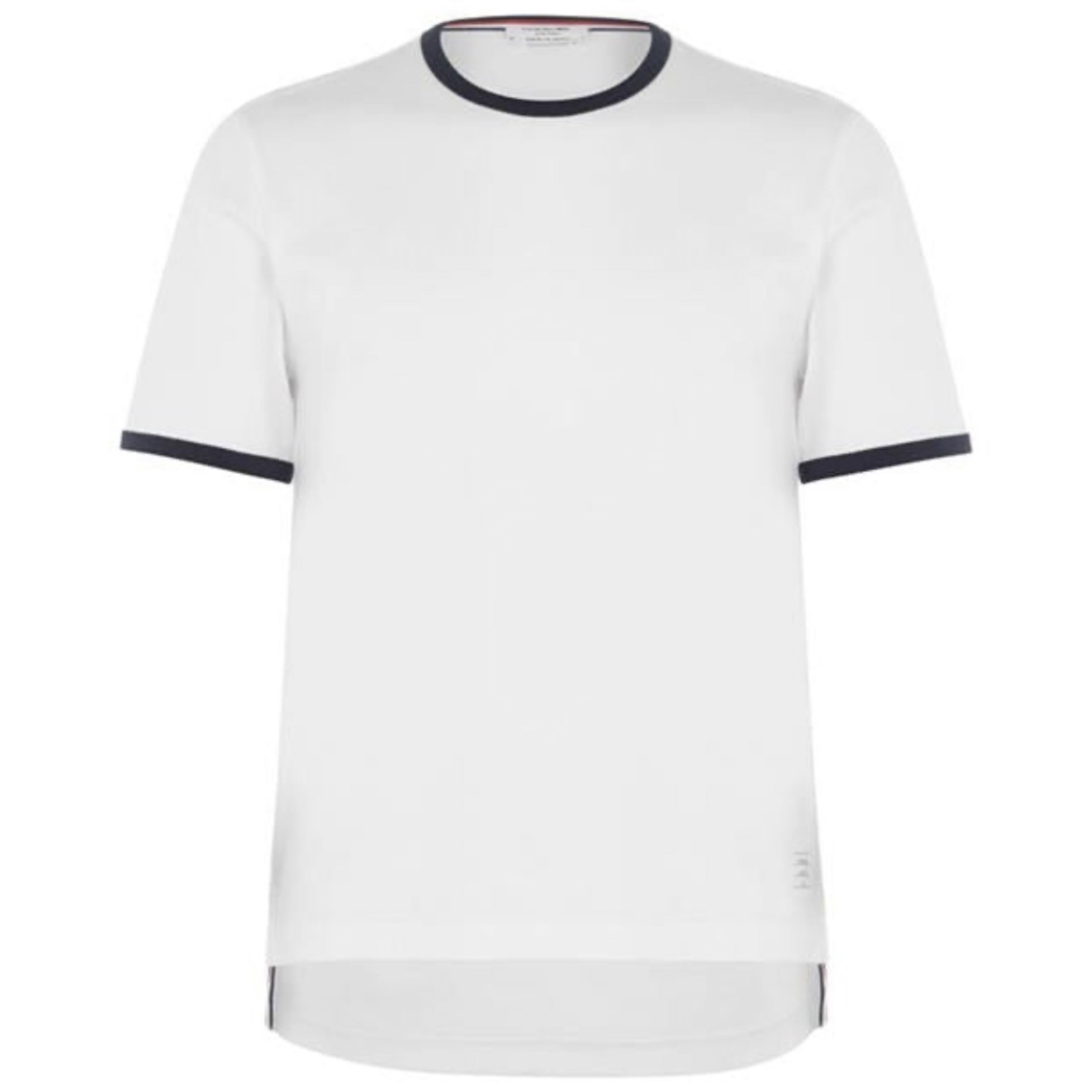 Thom Browne White Ringer T-shirt