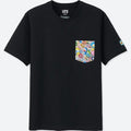 TAKASHI MURAKAMI X DORAEMON X UNIQLO POCKET TEE BLACK