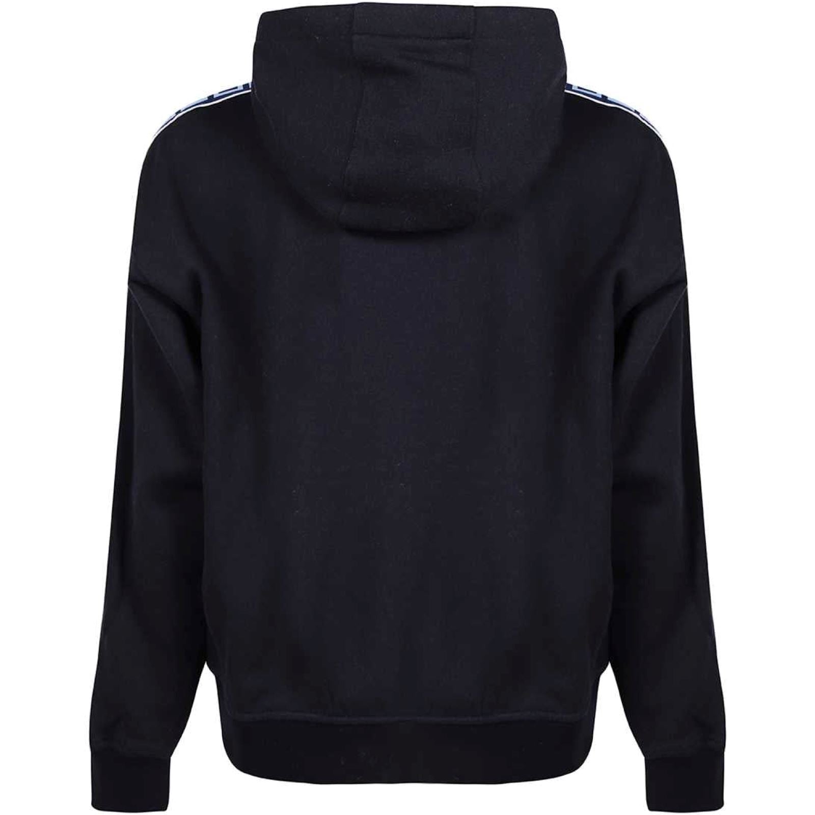 Versace Cashmere Logo Trim Hoodie