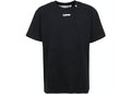 OFF WHITE BLACK WAVY LINE LOGO TEE